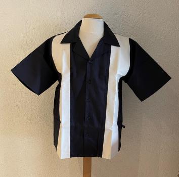 Workershirt schwarz / beige